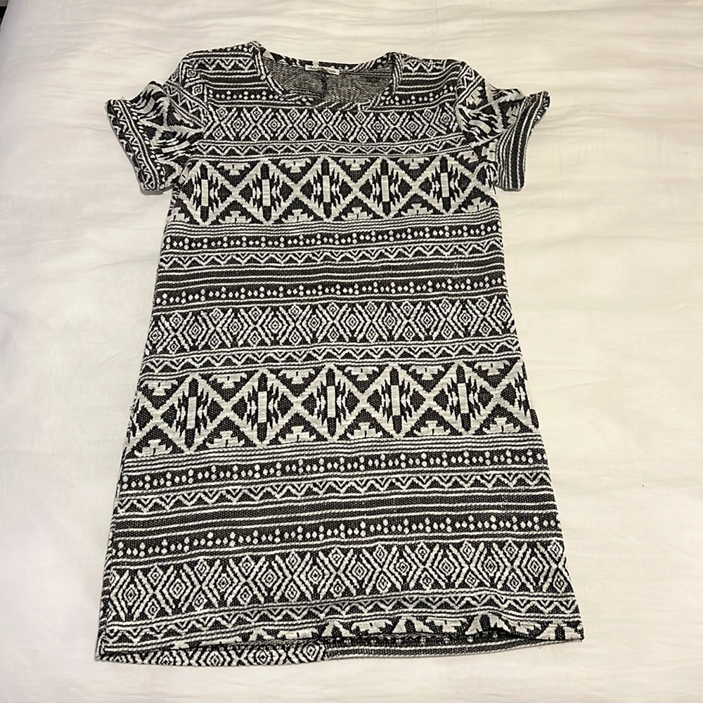 Black and white dress